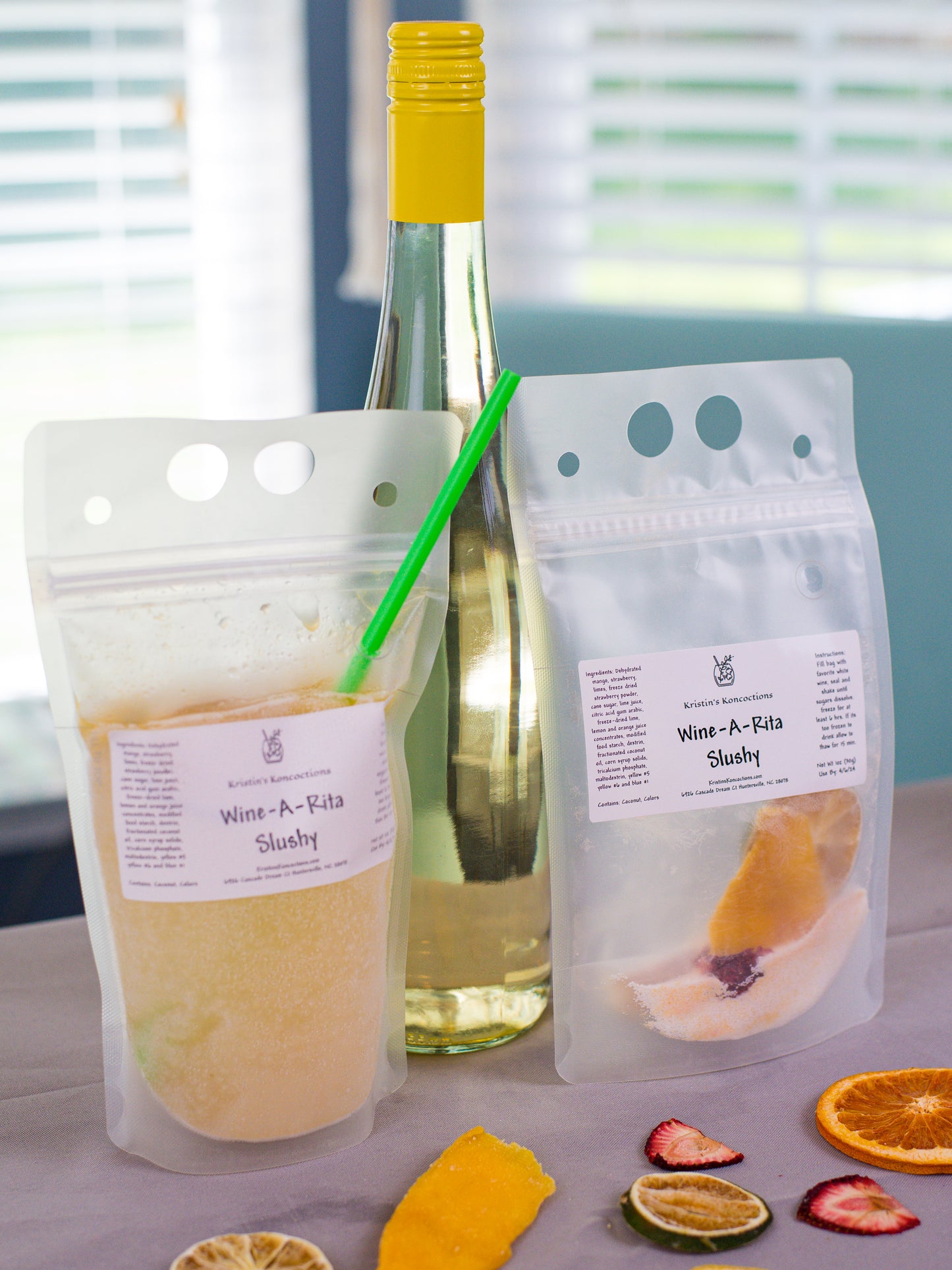 Wine Slushy Pouches | Pool & Beach Safe!