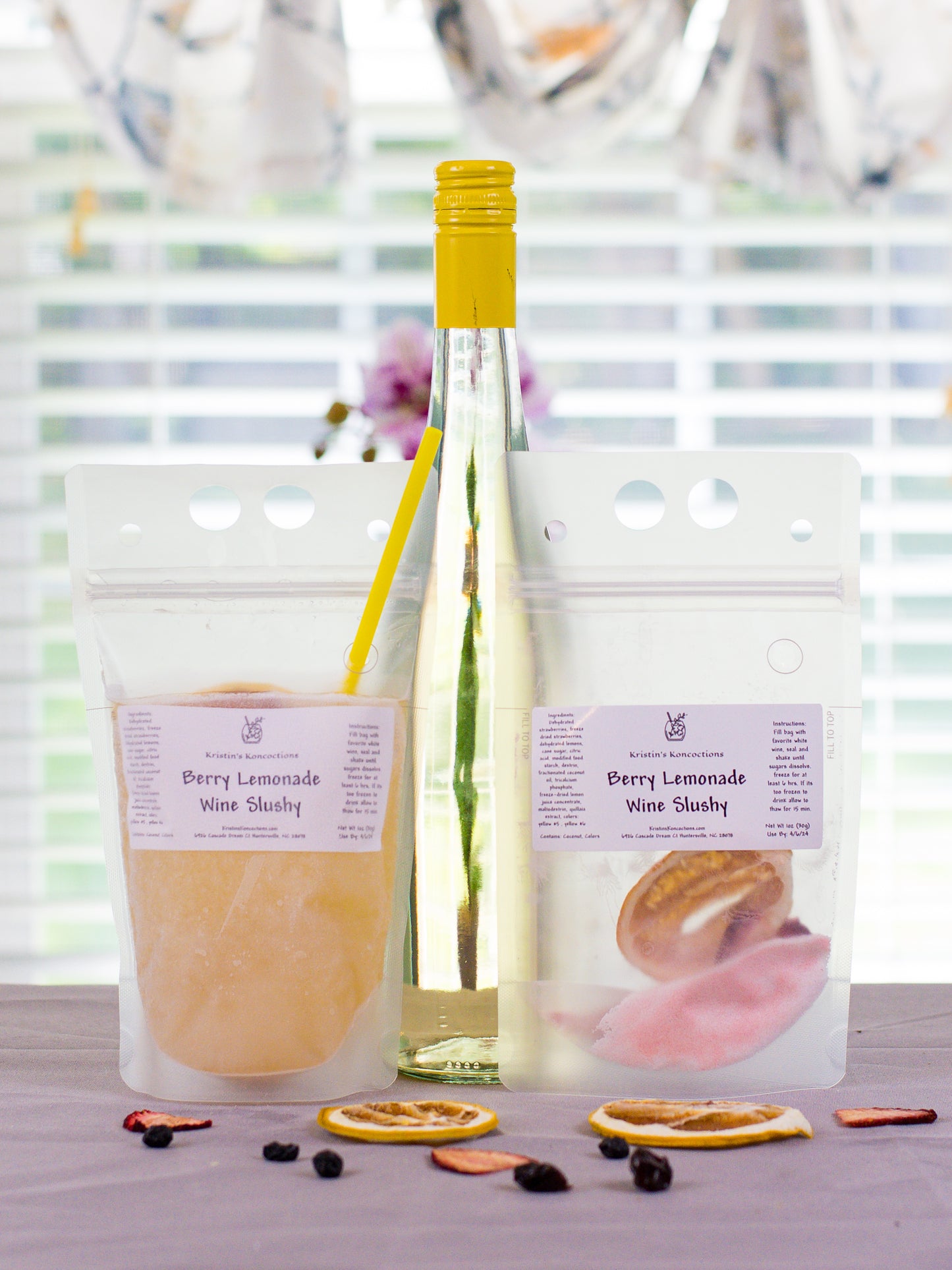 Wine Slushy Pouches | Pool & Beach Safe!