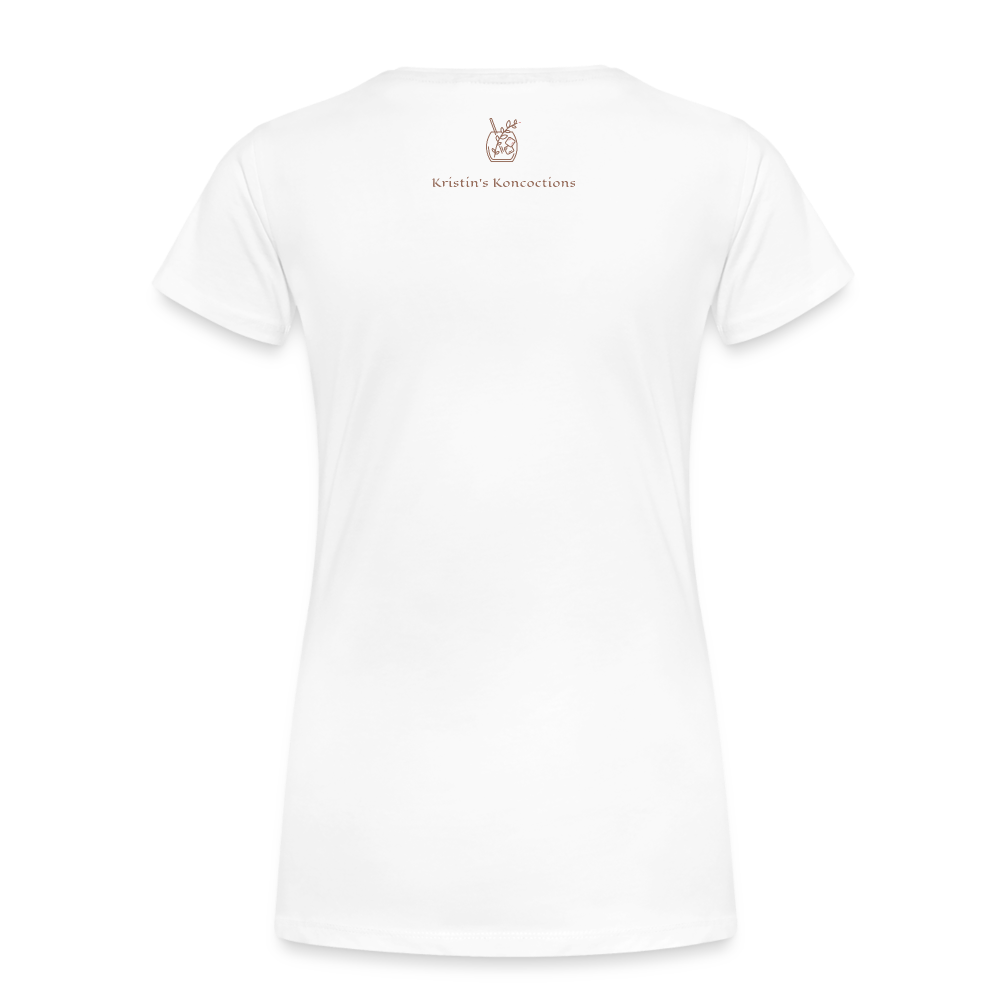 Gettin' Boujee With My Bitches | Women’s Premium T-Shirt - white