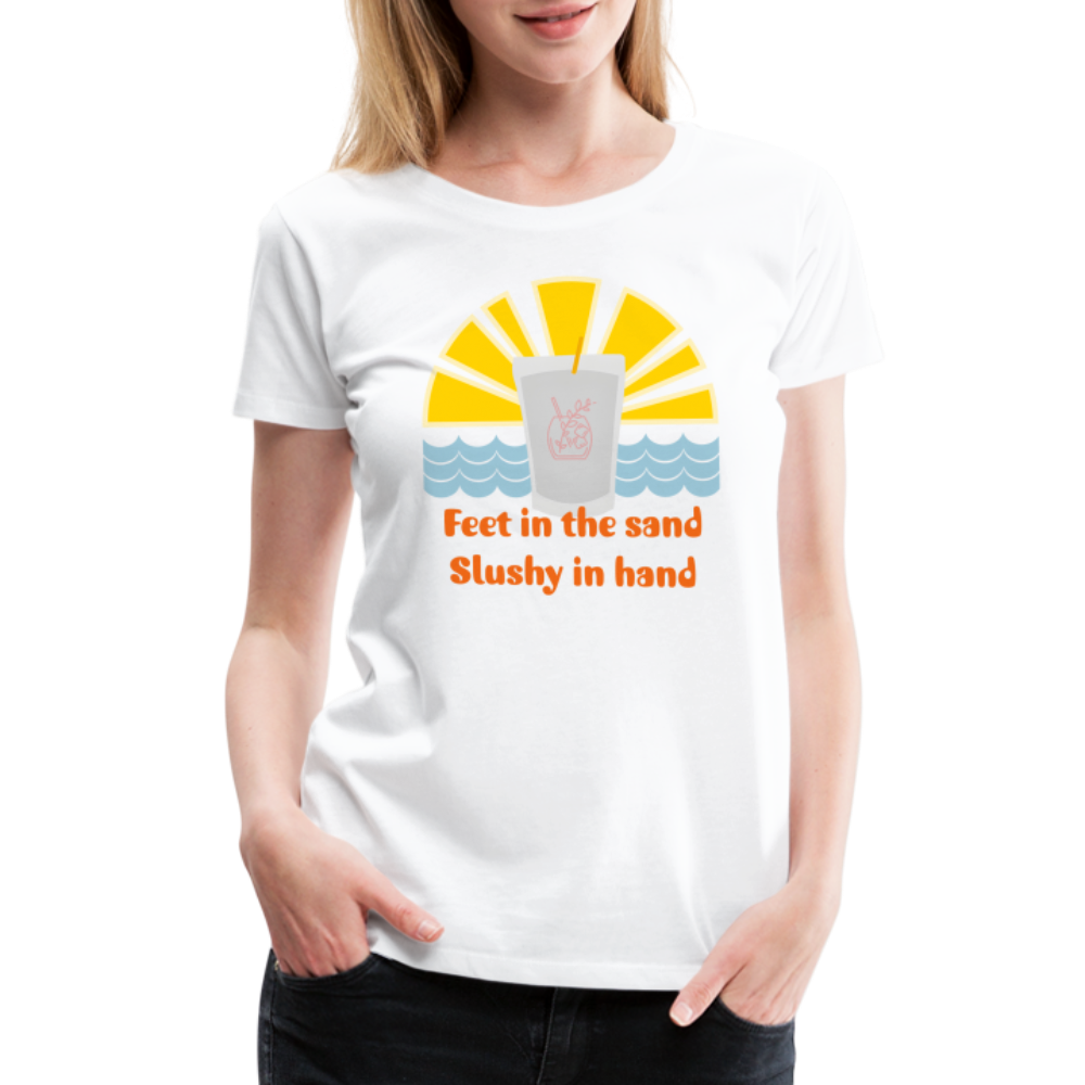 Wine Slushy Women’s Premium T-Shirt - white
