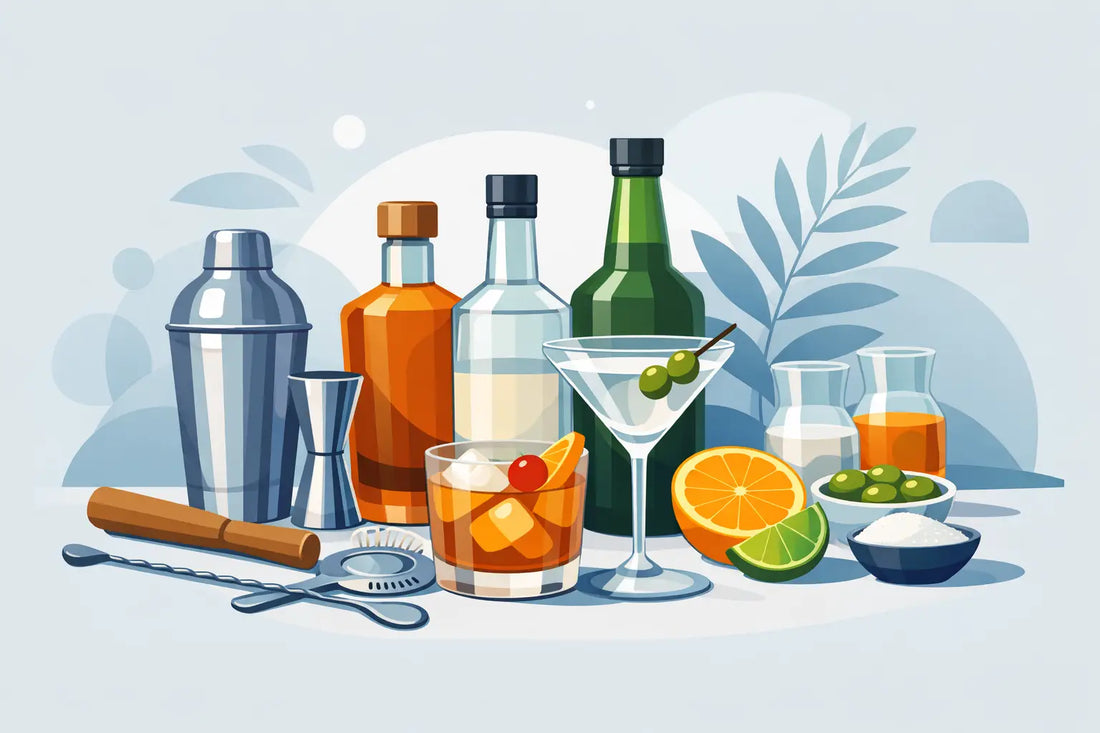 Cocktail Starter Kit Ingredients to Stock