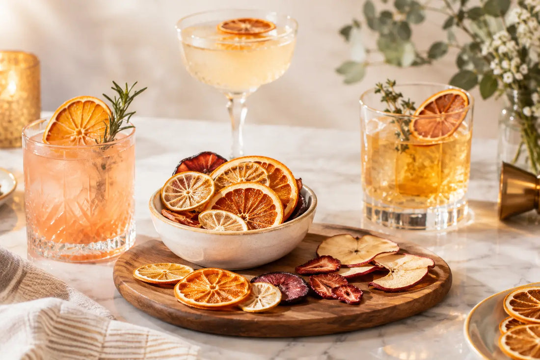 Your Guide to Dehydrated Fruit Garnishes