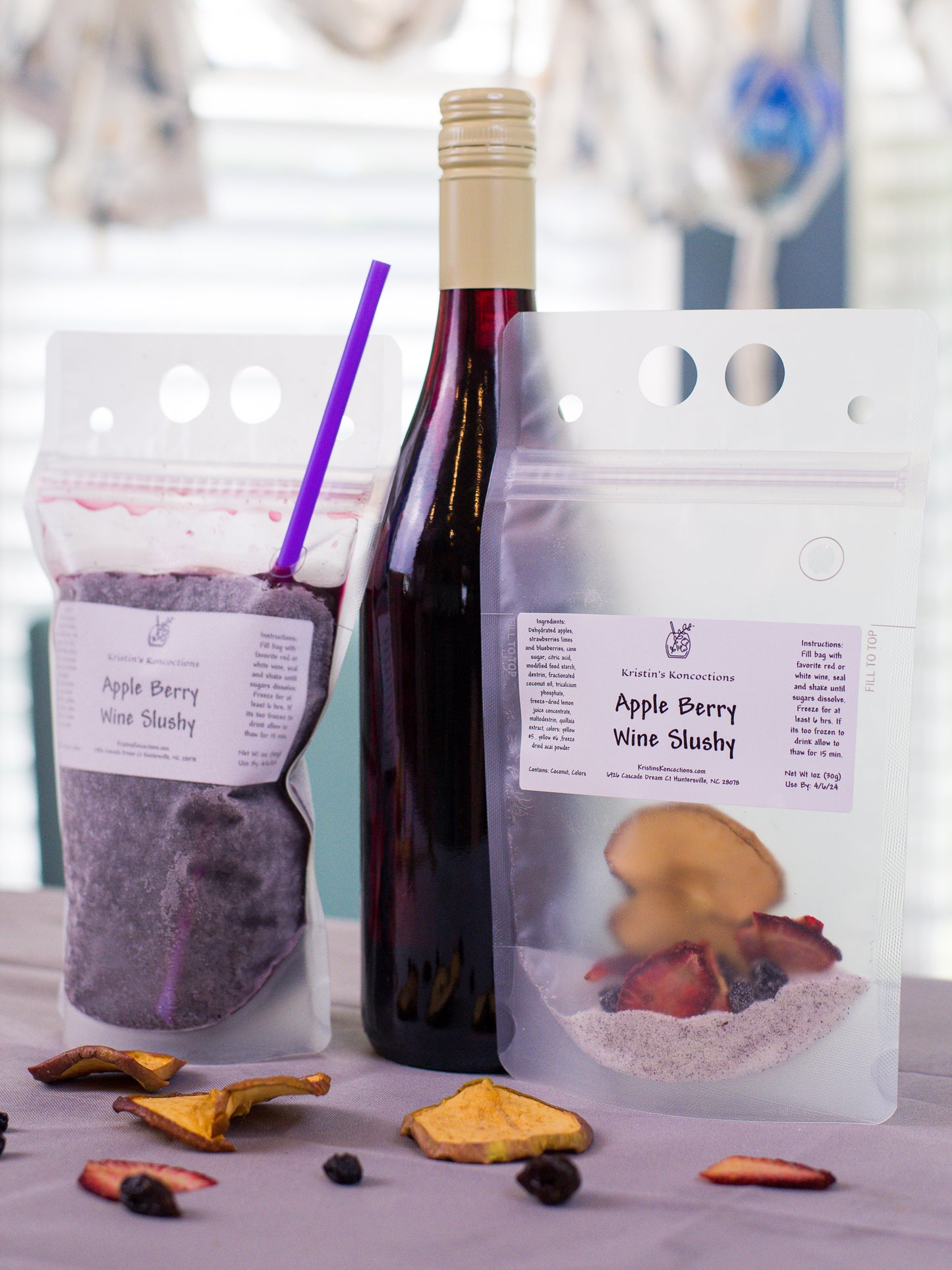 Wine Slushy Pouches | Pool & Beach Safe!