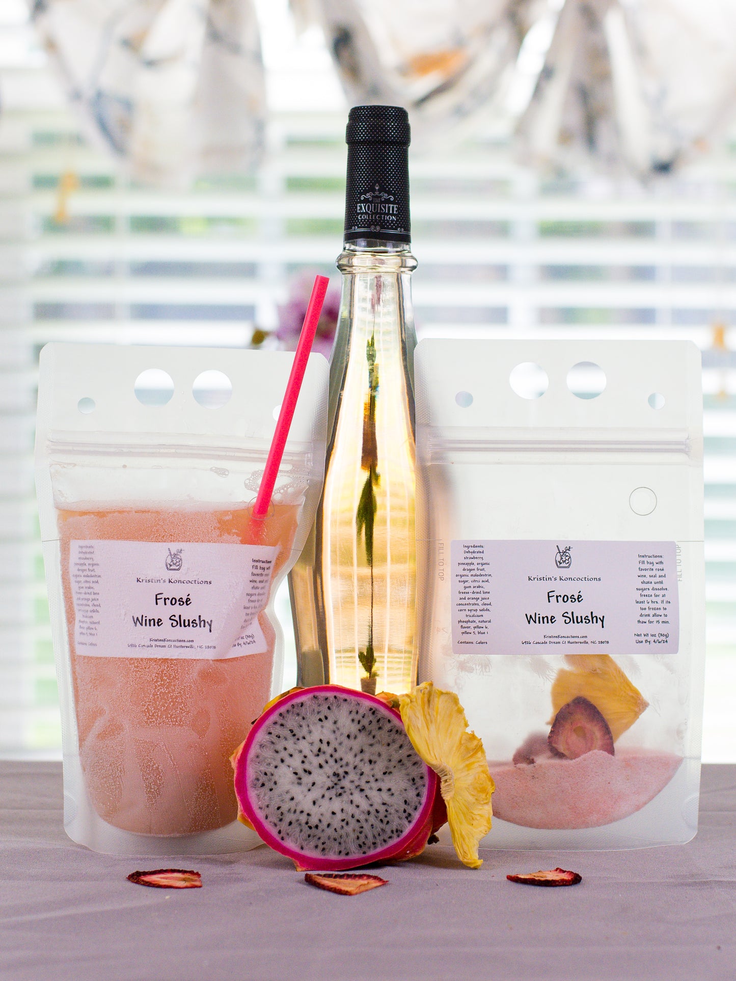 Wine Slushy Pouches | Pool & Beach Safe!