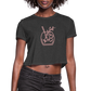 Kristin's Koncoctions Logo Women's Cropped T-Shirt - deep heather