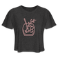 Kristin's Koncoctions Logo Women's Cropped T-Shirt - deep heather