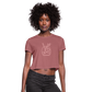 Kristin's Koncoctions Logo Women's Cropped T-Shirt - mauve