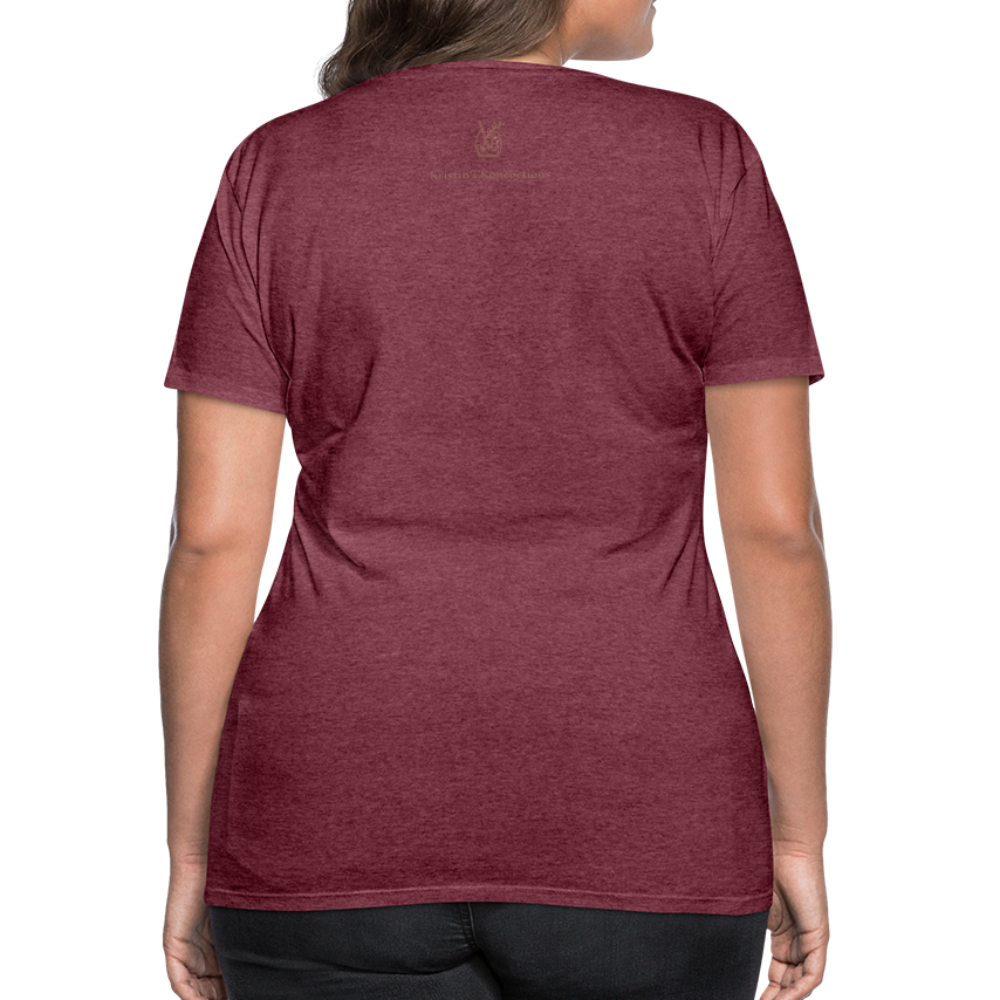 Gettin' Boujee With My Bitches | Women’s Premium T-Shirt - heather burgundy