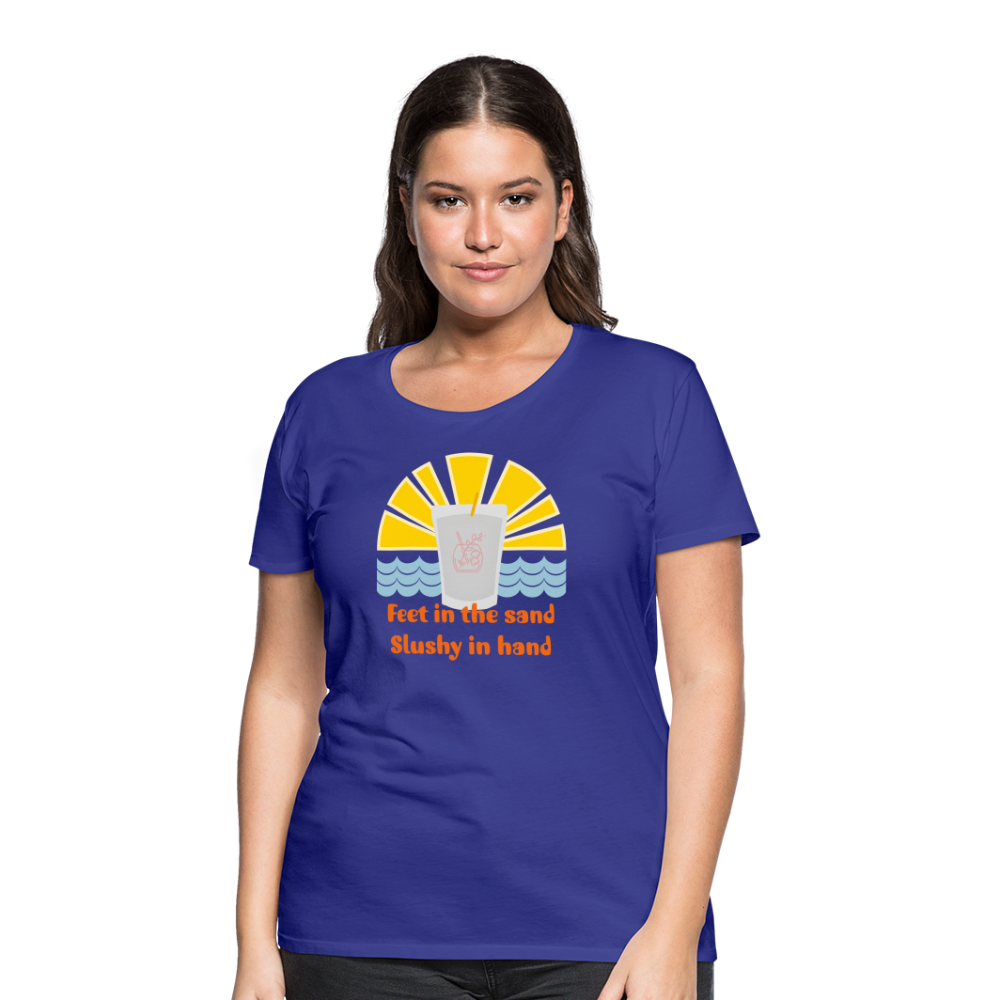 Wine Slushy Women’s Premium T-Shirt - royal blue