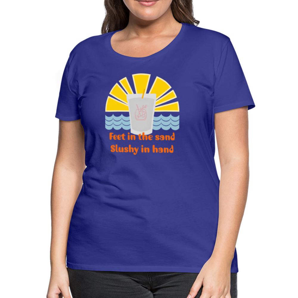 Wine Slushy Women’s Premium T-Shirt - royal blue
