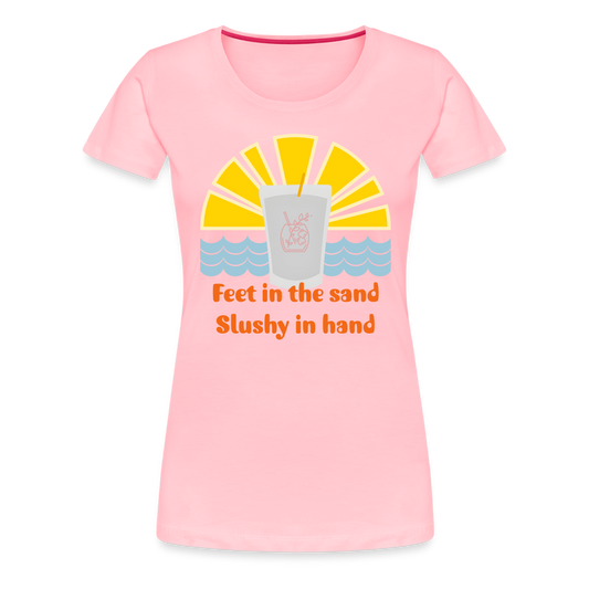 Wine Slushy Women’s Premium T-Shirt - pink