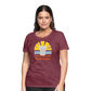 Wine Slushy Women’s Premium T-Shirt - heather burgundy