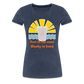 Wine Slushy Women’s Premium T-Shirt - heather blue