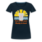 Wine Slushy Women’s Premium T-Shirt - deep navy