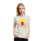 Beach Drink Women’s Premium T-Shirt - heather oatmeal