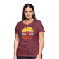 Beach Drink Women’s Premium T-Shirt - heather burgundy